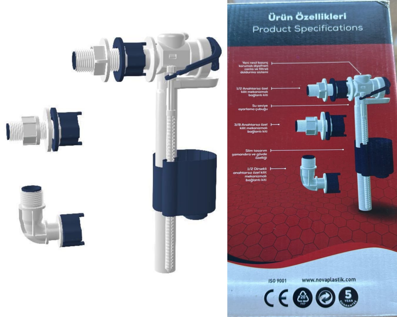 NOVA AQUATECH GÖMME FLATÖR